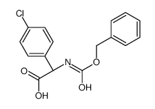 (2R)-2-(4-chlorophenyl)-2-(phenylmethoxycarbonylamino)acetic acid Structure