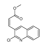 methyl 3-(2-chloroquinolin-3-yl)prop-2-enoate结构式