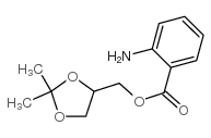 (2,2-dimethyl-1,3-dioxolan-4-yl)methyl anthranilate Structure