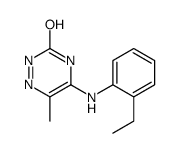 5-[(2-Ethylphenyl)amino]-6-methyl-1,2,4-triazin-3-ol Structure