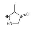 2-methyl-1,3,4-thiadiazolidine 1-oxide结构式