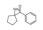 (1-aminocyclopentyl)-phenylmethanone结构式