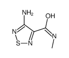 1,2,5-Thiadiazole-3-carboxamide,4-amino-N-methyl-(9CI) structure