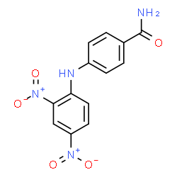 4-[(2,4-Dinitrophenyl)amino]benzamide结构式
