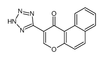 2-(2H-tetrazol-5-yl)benzo[f]chromen-1-one结构式