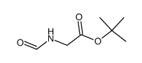 N-formylglycine t-butylester Structure