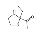 Ethanone, 1-(2-ethyl-2-thiazolidinyl)- (9CI) Structure