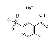 sodium 6-methyl-3-sulfobenzoate Structure