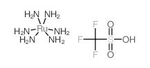 azanide; ruthenium(+6) cation; trifluoromethanesulfonic acid structure