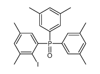 1-bis(3,5-dimethylphenyl)phosphoryl-2-iodo-3,5-dimethylbenzene结构式