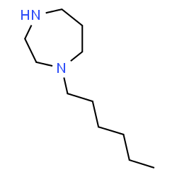 1-Hexyl-1,4-diazepane Structure
