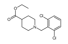 Ethyl 1-(2,6-dichlorobenzyl)-4-piperidinecarboxylate结构式