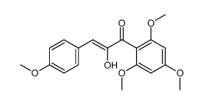 α-hydroxy-4,2',4',6'-tetramethoxy-chalcone结构式