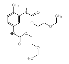 2-ethoxyethyl N-[5-(2-ethoxyethoxycarbonylamino)-2-methyl-phenyl]carbamate结构式