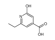 6-乙基-2-氧代-1,2-二氢-吡啶-4-羧酸结构式