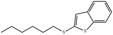 2-(Hexylthio)benzo[b]thiophene结构式