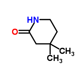 4,4-Dimethyl-2-piperidinone结构式
