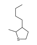 3-Butyltetrahydro-2-methylthiophene Structure