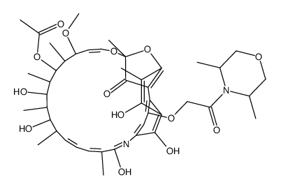 4-O-[2-(3,5-Dimethyl-4-morpholinyl)-2-oxoethyl]rifamycin picture