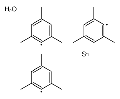 tris(2,4,6-trimethylphenyl)tin,hydrate结构式