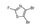 4,5-dibromo-2-fluoro-1,3-thiazole结构式