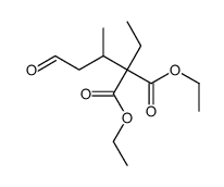 diethyl 2-ethyl-2-(4-oxobutan-2-yl)propanedioate Structure