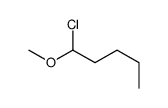 1-chloro-1-methoxypentane Structure