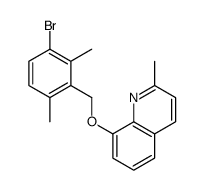 8-[(3-bromo-2,6-dimethylphenyl)methoxy]-2-methylquinoline结构式