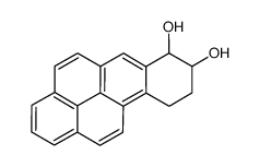 7,8-dihydroxy-7,8,9,10-tetrahydrobenzo(a)pyrene Structure