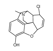 8β-Chloro-6,7-didehydro-4,5α-epoxy-17-methylmorphinan-3-ol picture