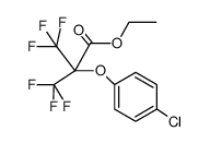 ethyl 2-(4-chlorophenoxy)-3,3,3-trifluoro-2-trifluoromethylpropionate Structure