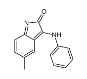 3-anilino-5-methylindol-2-one结构式