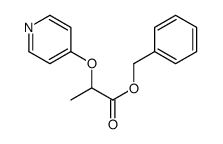 benzyl 2-pyridin-4-yloxypropanoate Structure