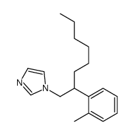1-[2-(2-methylphenyl)octyl]imidazole结构式