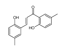 1,3-bis(2-hydroxy-5-methylphenyl)prop-2-en-1-one结构式