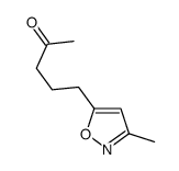 5-(3-methyl-1,2-oxazol-5-yl)pentan-2-one Structure