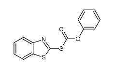 S-(1,3-benzothiazol-2-yl) O-phenyl thiocarbonate Structure