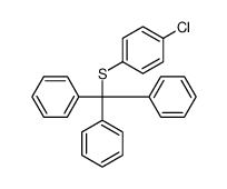 1-chloro-4-tritylsulfanylbenzene结构式