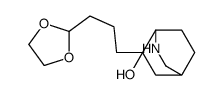 5-[3-(1,3-dioxolan-2-yl)propyl]-3-azabicyclo[2.2.2]octan-5-ol Structure