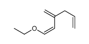 1-ethoxy-3-methylidenehexa-1,5-diene结构式