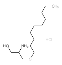 1-Propanol,2-amino-3-(decylthio)-, hydrochloride (1:1)结构式