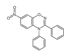 7-nitro-3,4-diphenyl-1,2,4-benzoxadiazine结构式