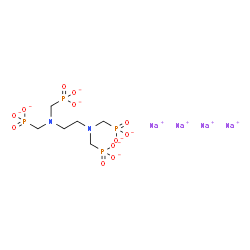 tetrasodium tetrahydrogen [ethane-1,2-diylbis[nitrilobis(methylene)]]tetrakisphosphonate结构式