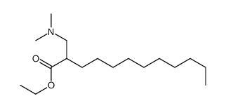 ethyl 2-[(dimethylamino)methyl]dodecanoate Structure