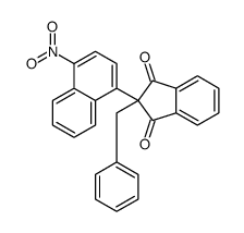 2-benzyl-2-(4-nitronaphthalen-1-yl)indene-1,3-dione Structure