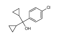 4-chloro-α,α-dicyclopropylbenzyl alcohol Structure