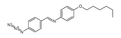 1-(4-azidophenyl)-N-(4-hexoxyphenyl)methanimine Structure