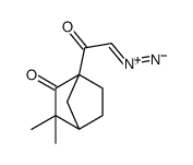 2-diazonio-1-(2,2-dimethyl-3-oxo-4-bicyclo[2.2.1]heptanyl)ethenolate Structure