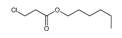 hexyl 3-chloropropanoate Structure