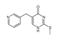 5-(pyridin-3-ylmethyl)-2-methylthio-4-pyrimidone Structure